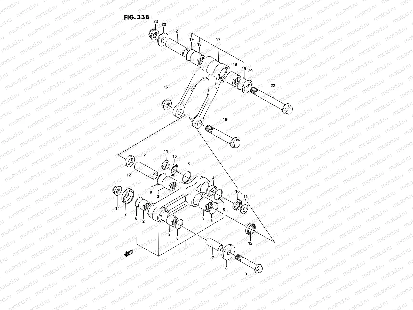 33B - CUSHION LEVER (MODEL L/M/N/P/R/S)