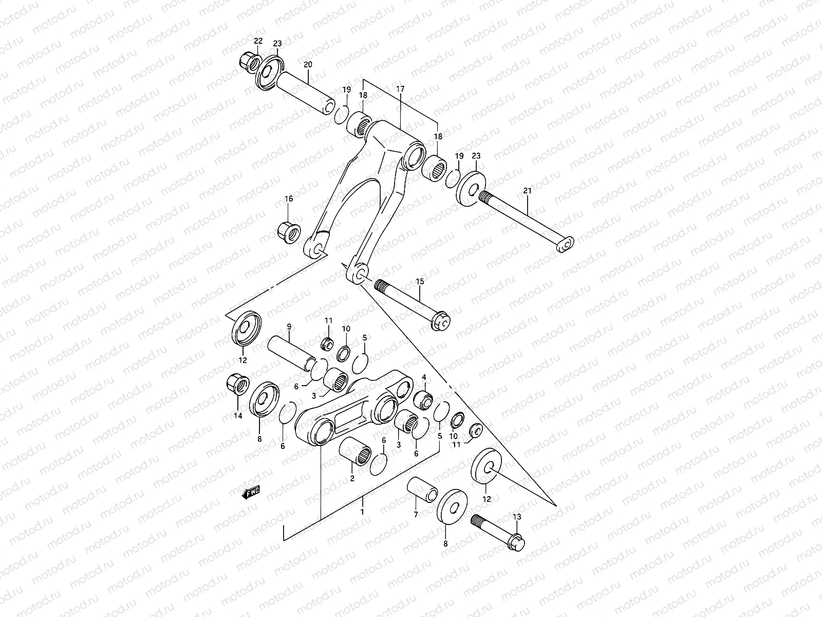 33B - CUSHION LEVER (MODEL M)
