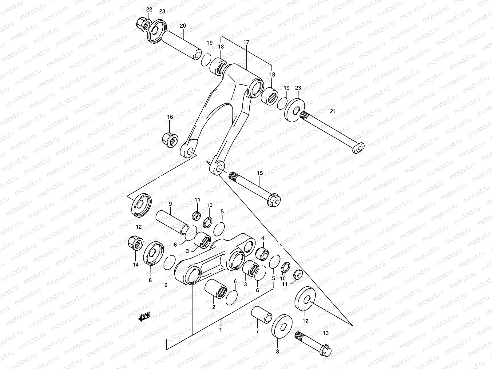 33B - CUSHION LEVER (MODEL M)