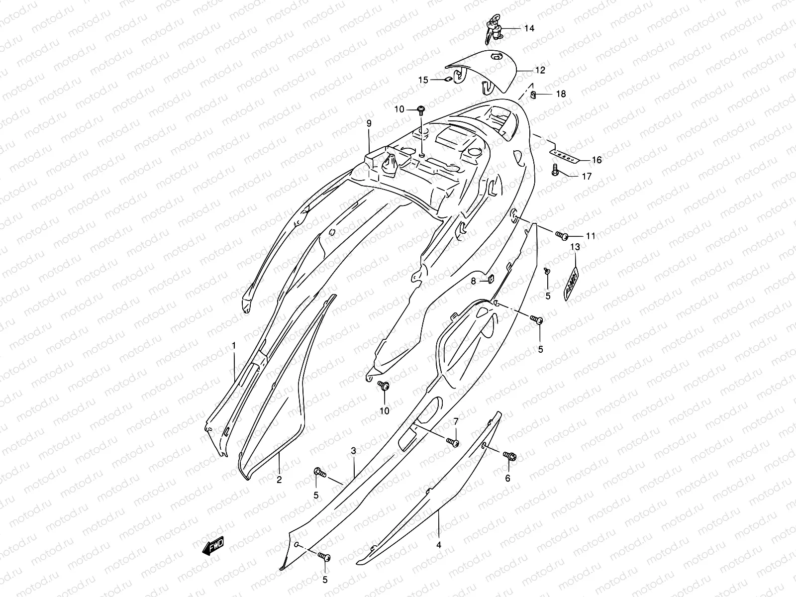 33B - FRAME COVER (MODEL W/X/Y)