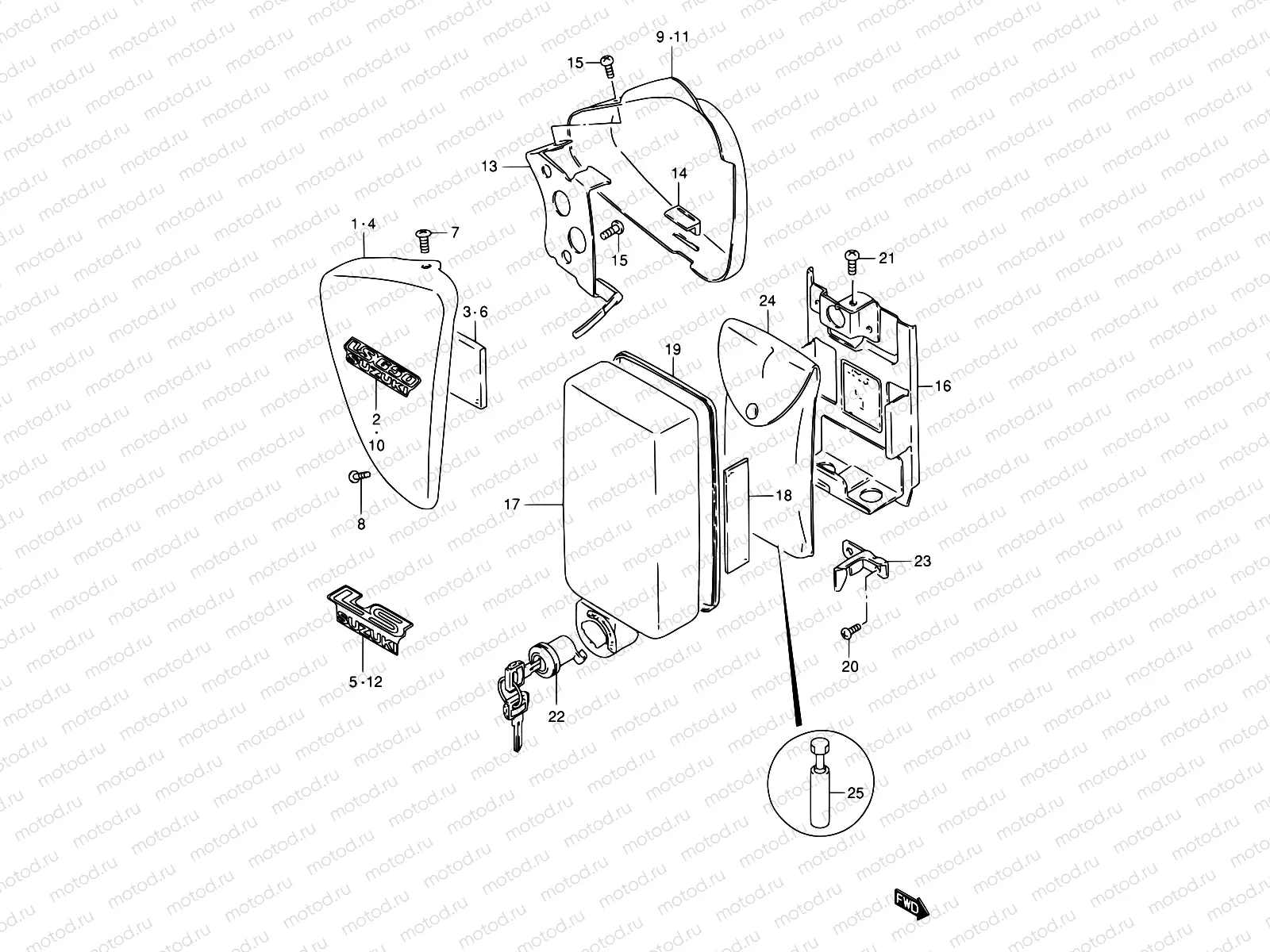 33B - FRAME COVER (MODEL Y/K1)