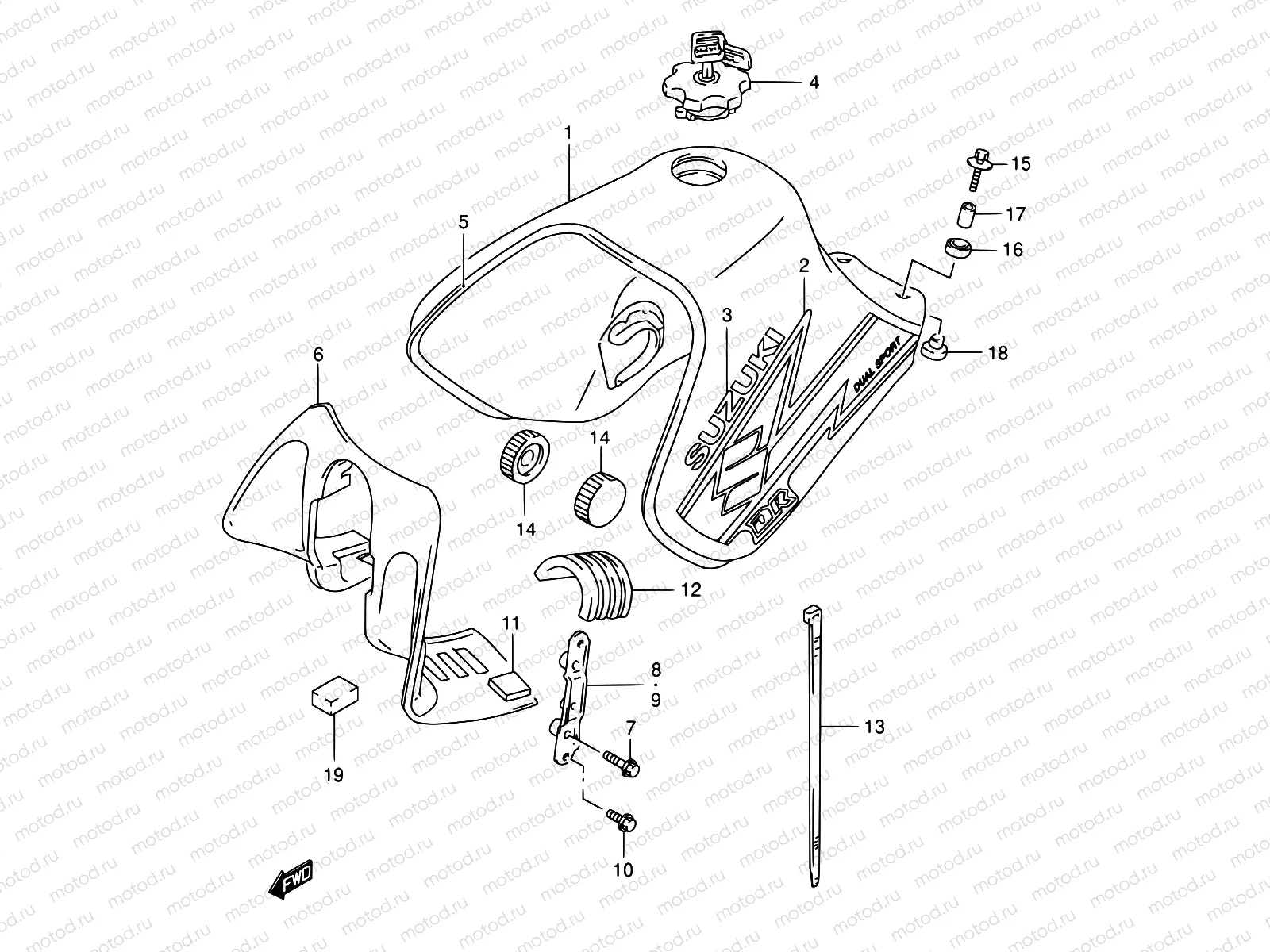 33B - FUEL TANK (MODEL K3)