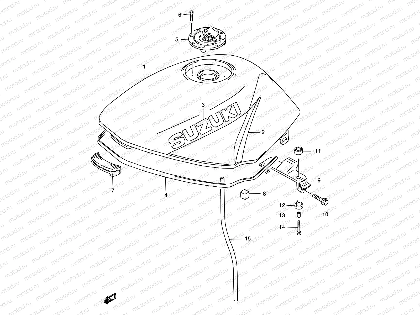 33B - FUEL TANK (MODEL Y)