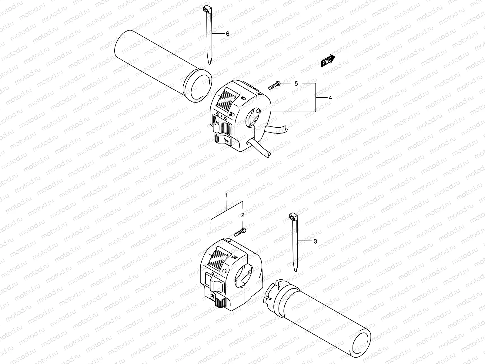 33B - HANDLE SWITCH (MODEL K4)