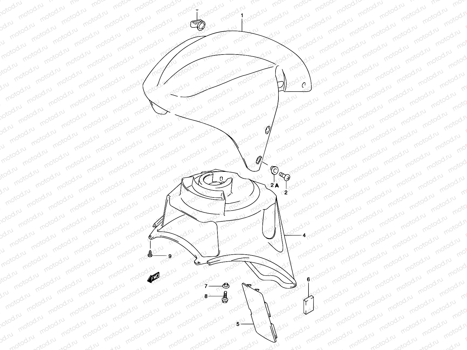 33C - FRONT FENDER (MODEL K4)