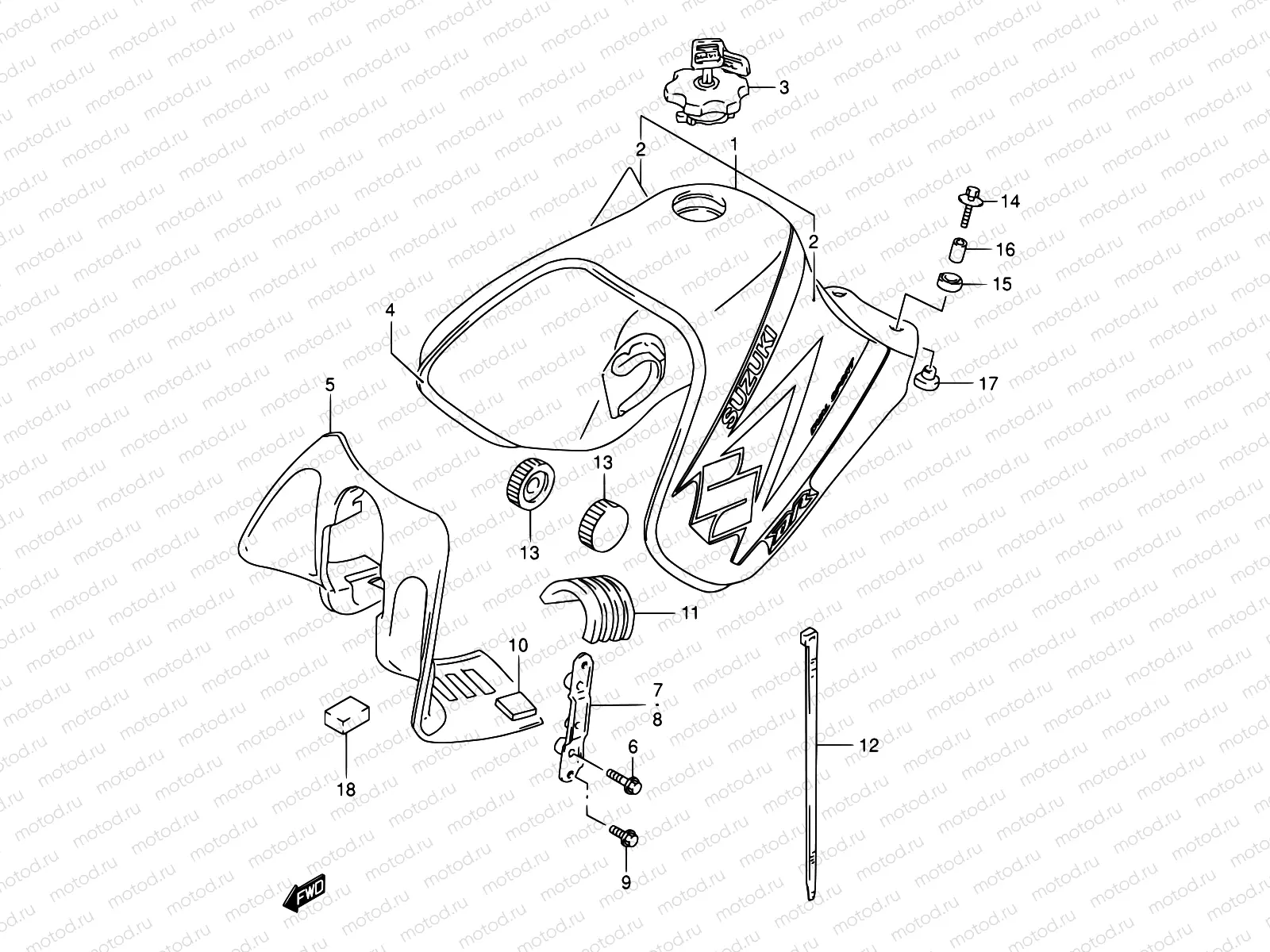 33C - FUEL TANK (MODEL K4)