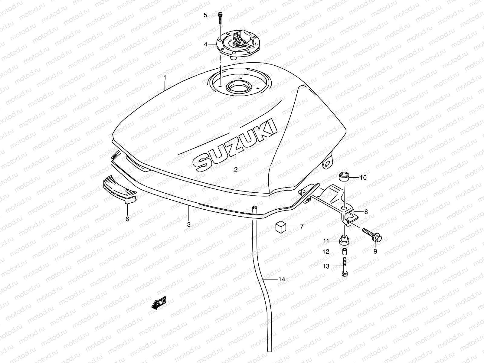 33C - FUEL TANK (MODEL R/S)