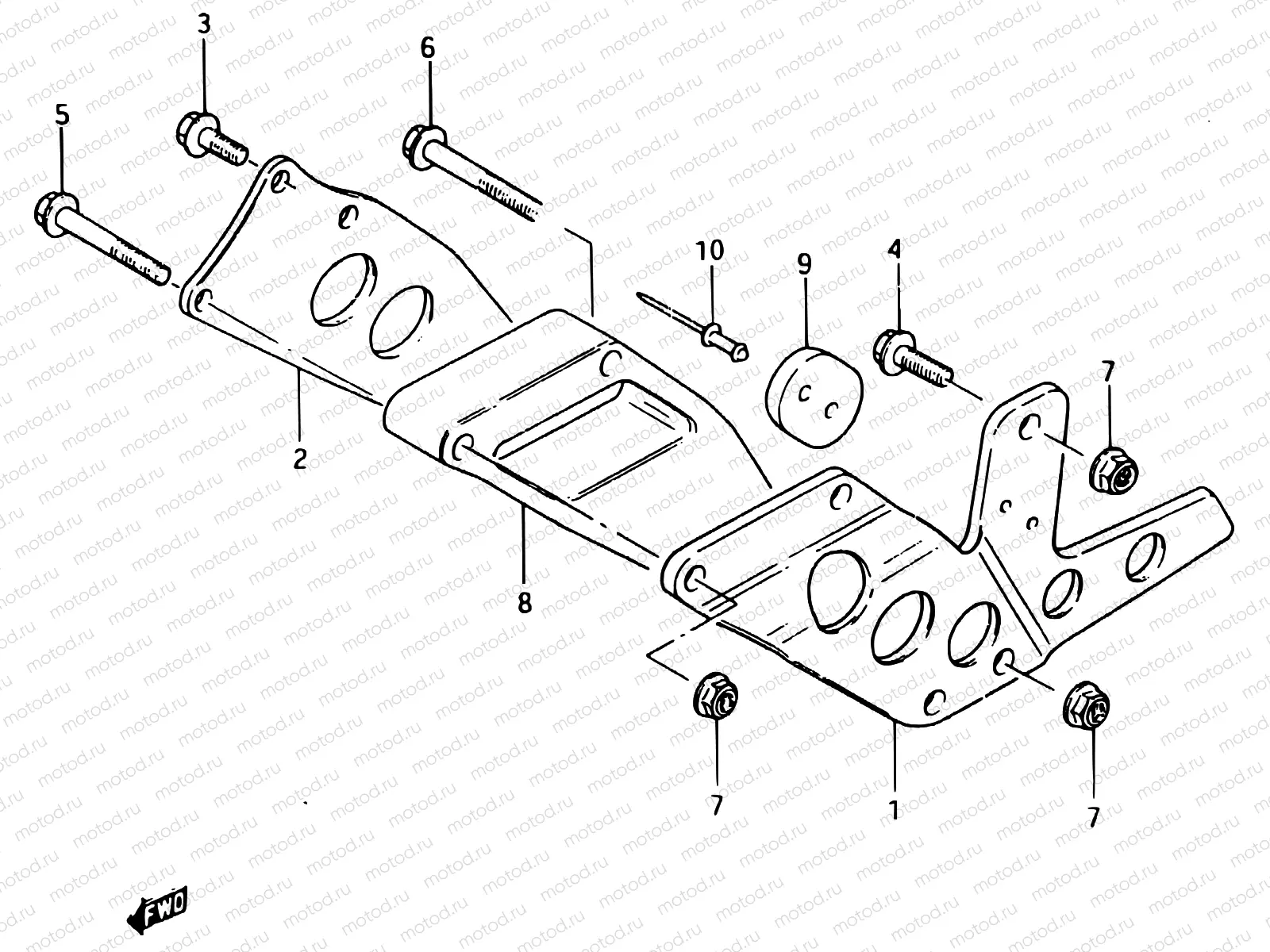 34 - CHAIN GUIDE (MODEL E)