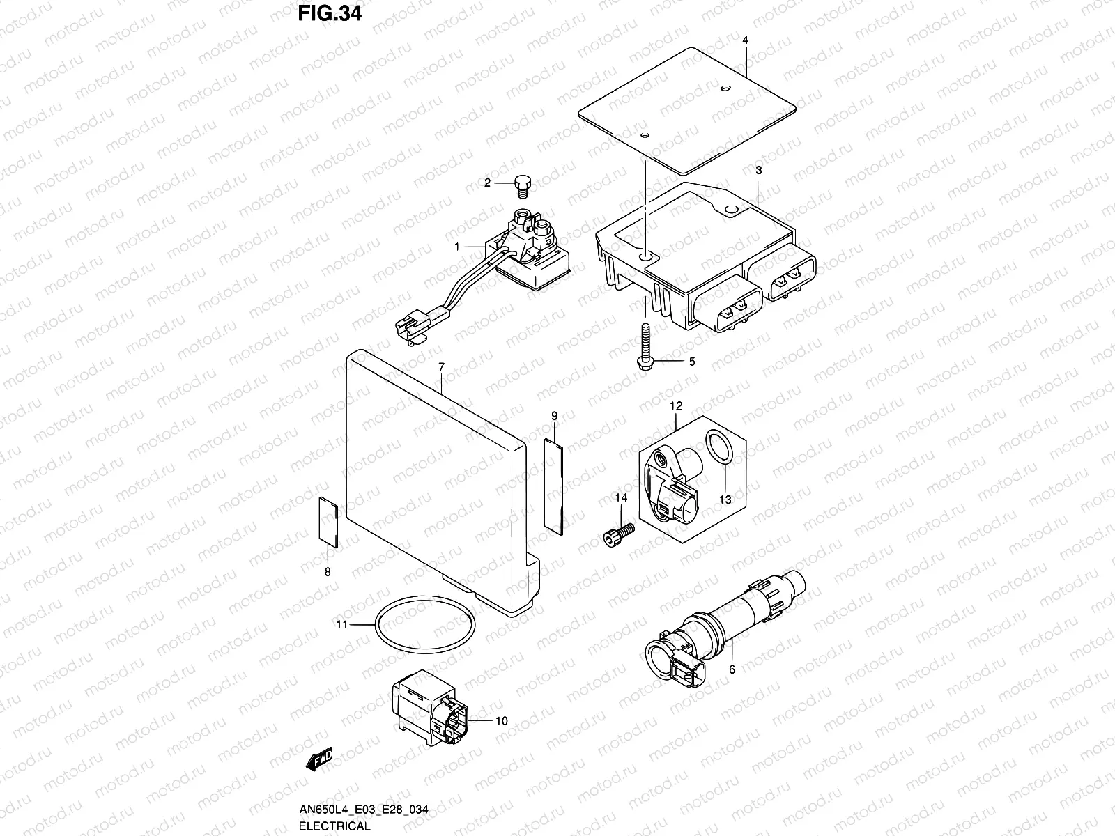 34 - ELECTRICAL (AN650L4 E03)