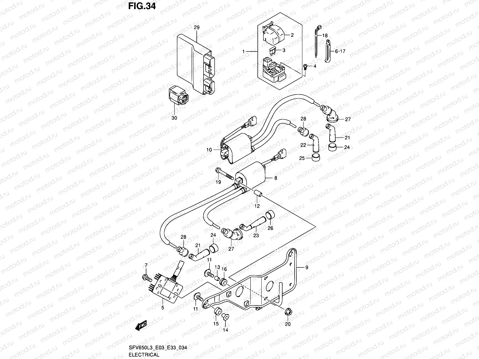 34 - ELECTRICAL (SFV650AL3 E33)