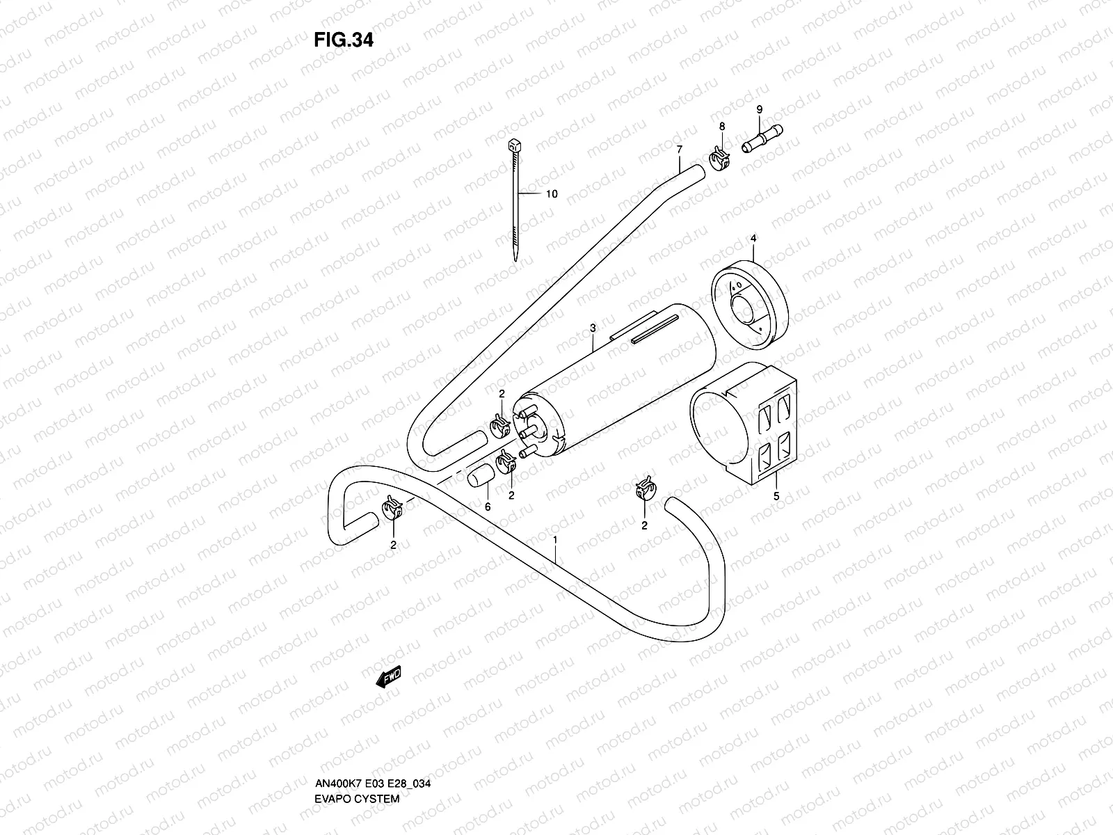 34 - EVAP SYSTEM (E33)