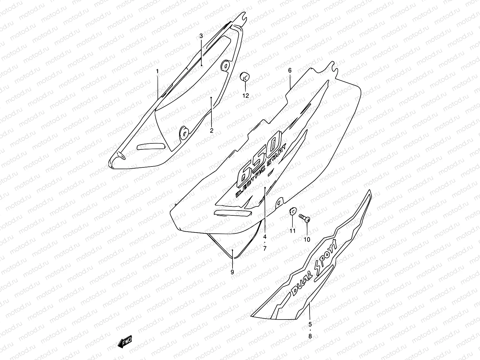 34 - FRAME COVER (MODEL T/V)