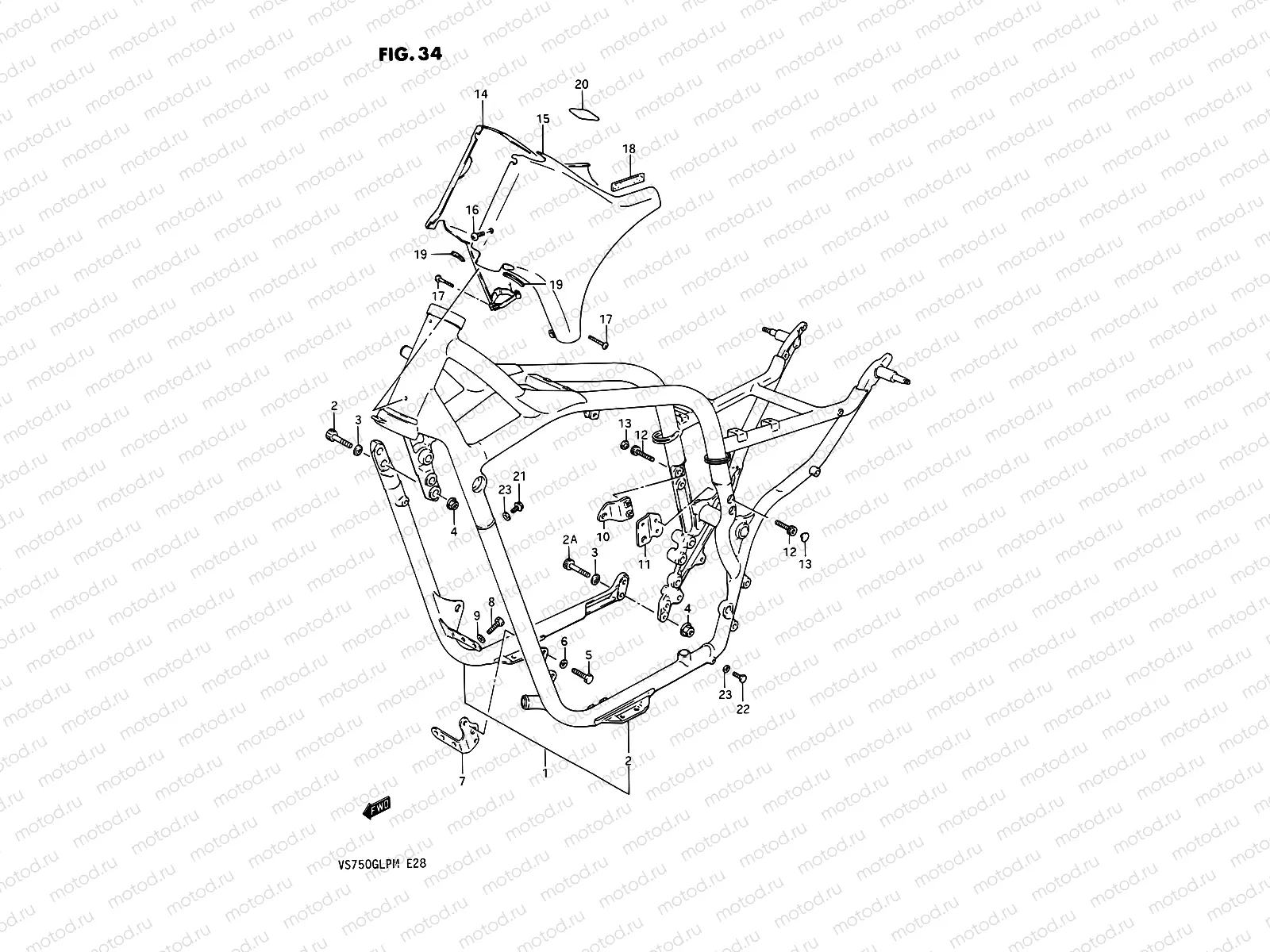 34 - FRAME (MODEL F/G)