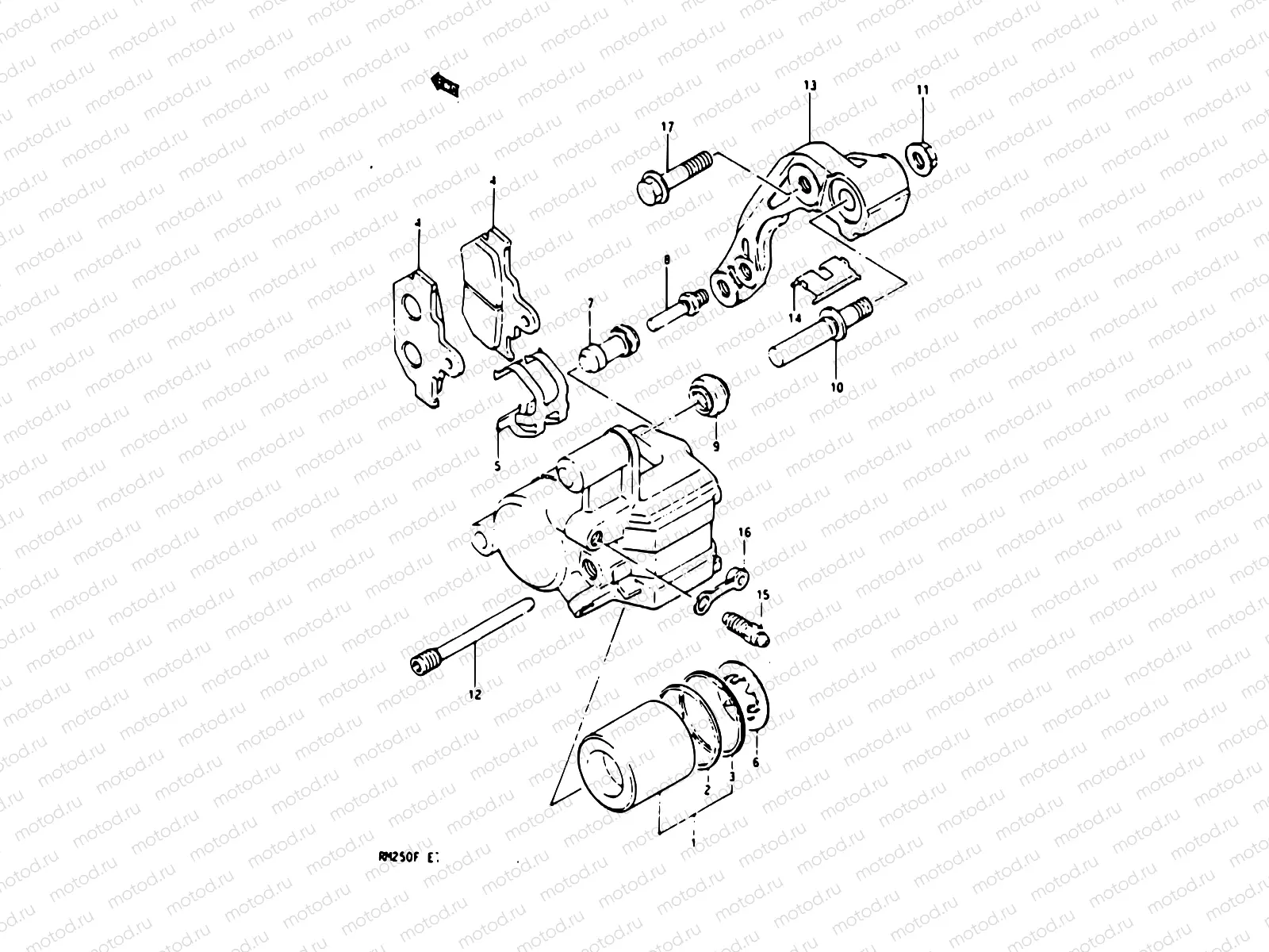 34 - FRONT CALIPER (MODEL F)