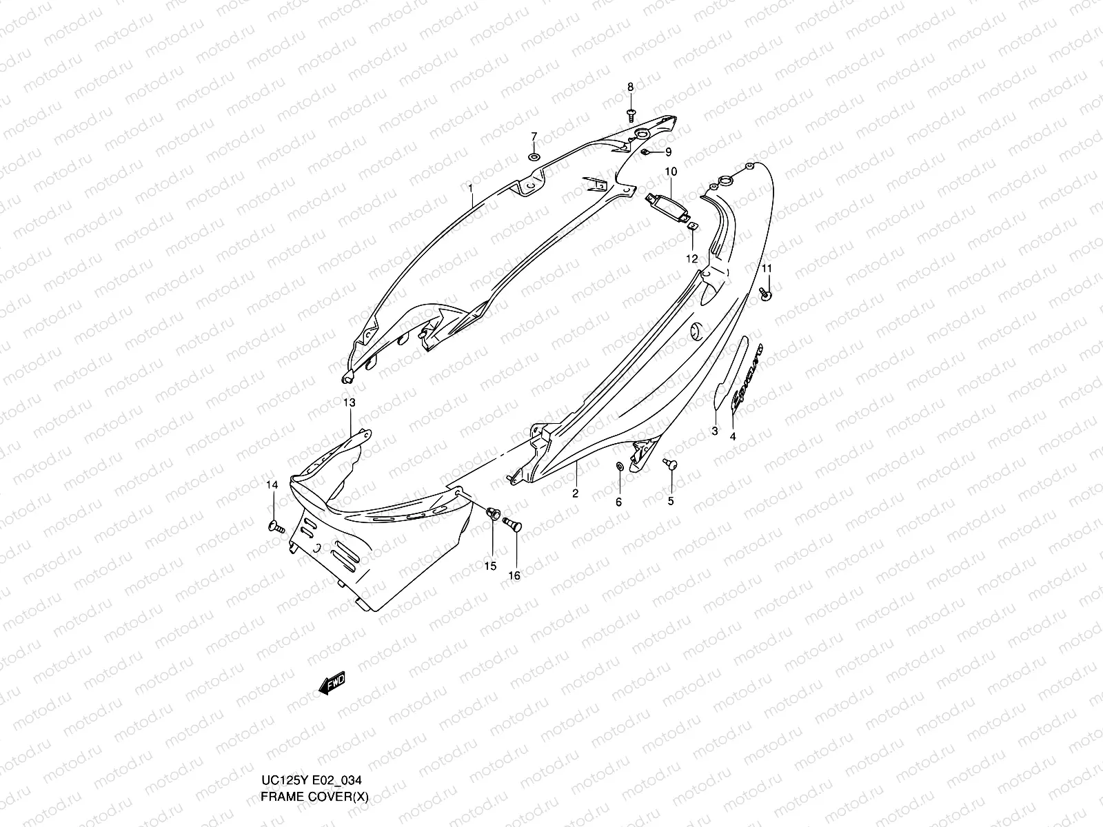 34 - FRONT COVER (MODEL X)
