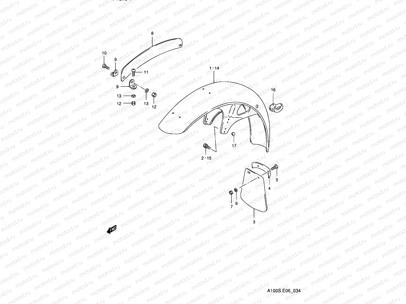 34 - FRONT FENDER