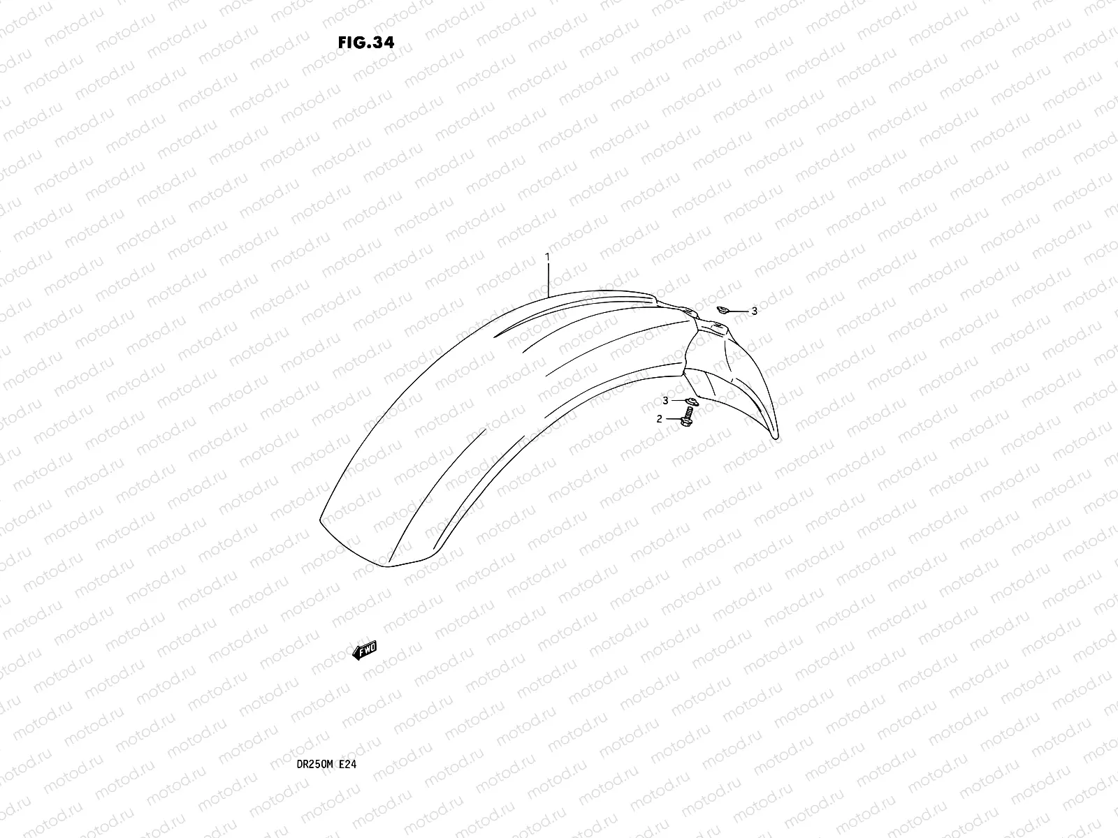 34 - FRONT FENDER
