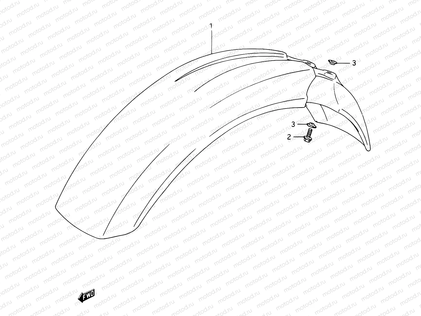 34 - FRONT FENDER