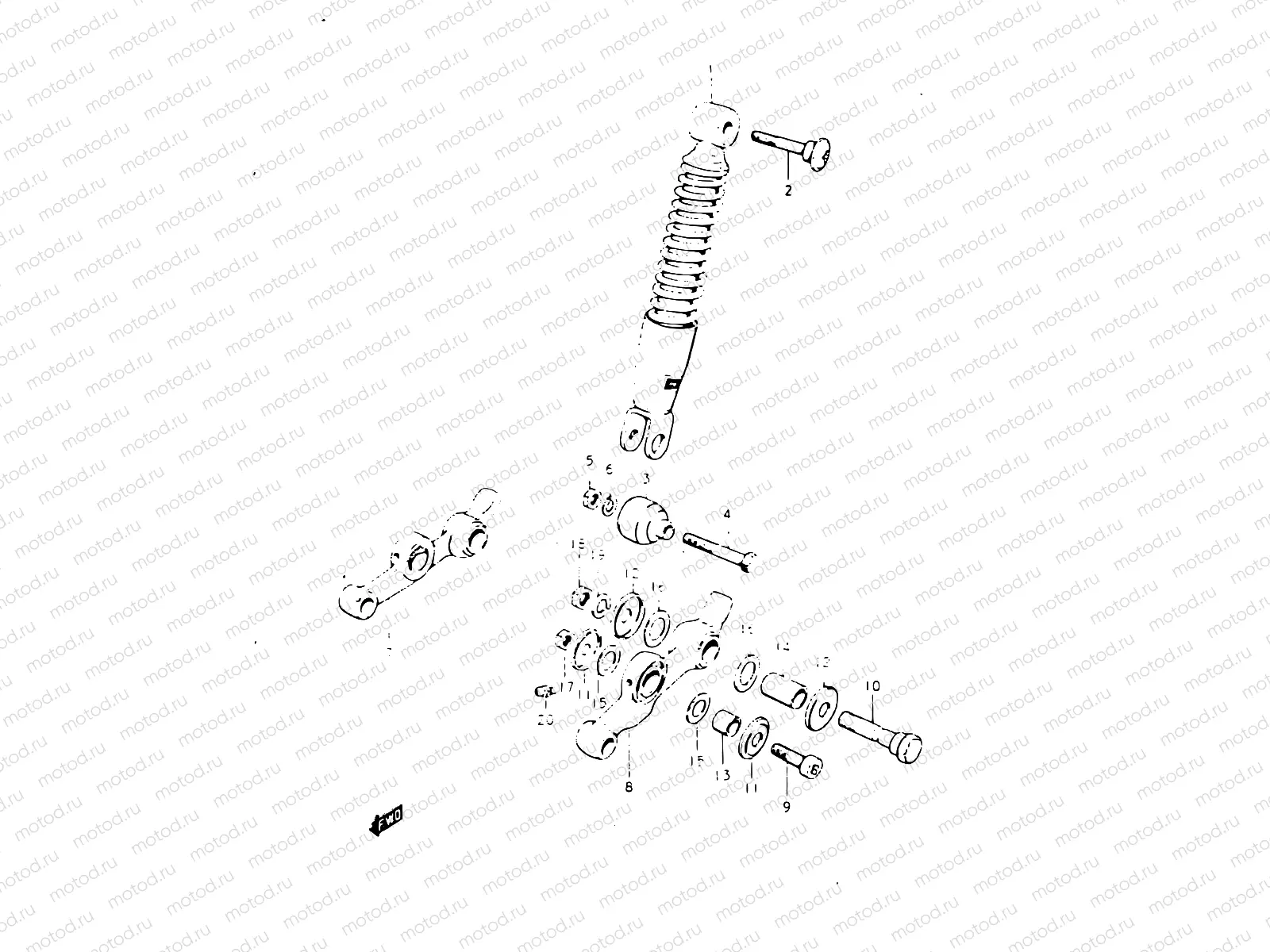 34 - FRONT SHOCK ABSORBER