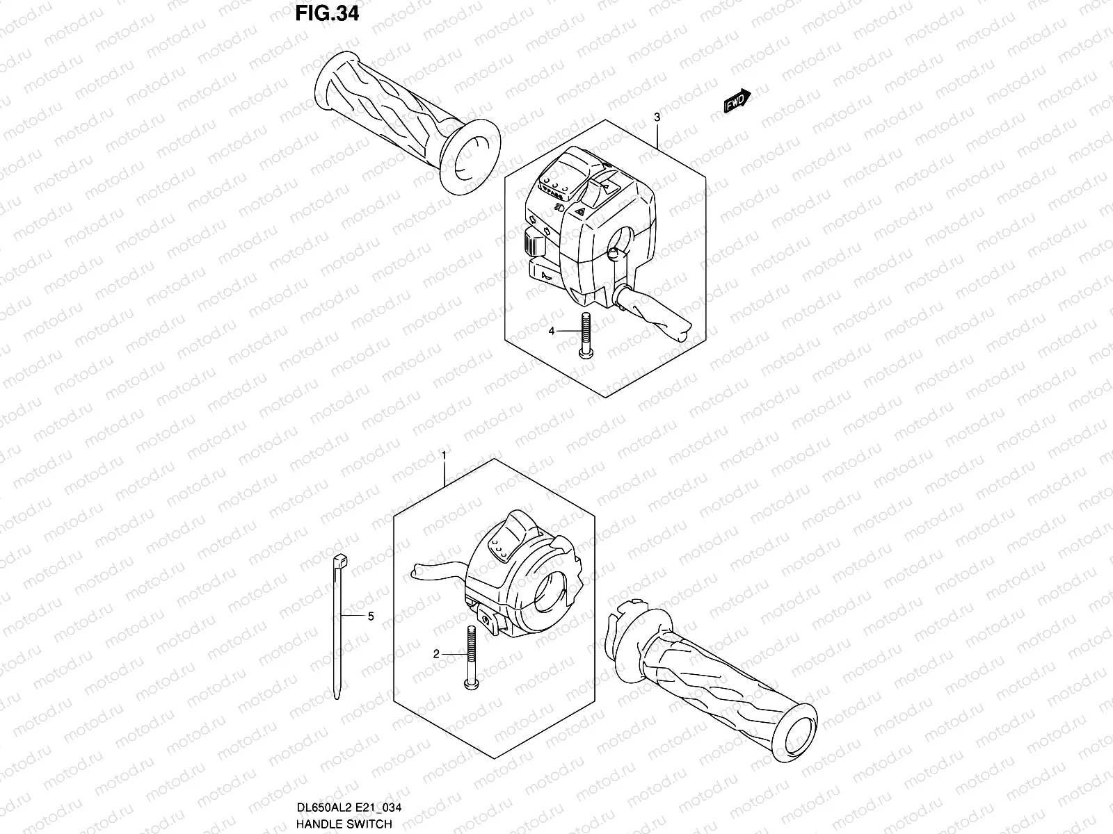 34 - HANDLE SWITCH
