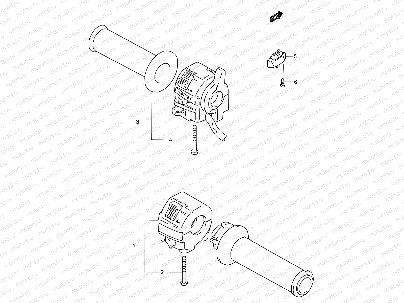 34 - HANDLE SWITCH