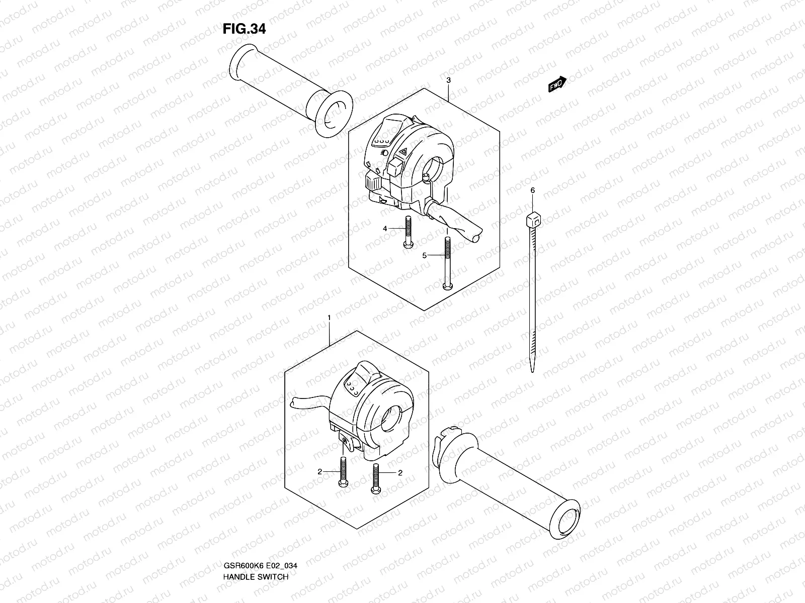 34 - HANDLE SWITCH