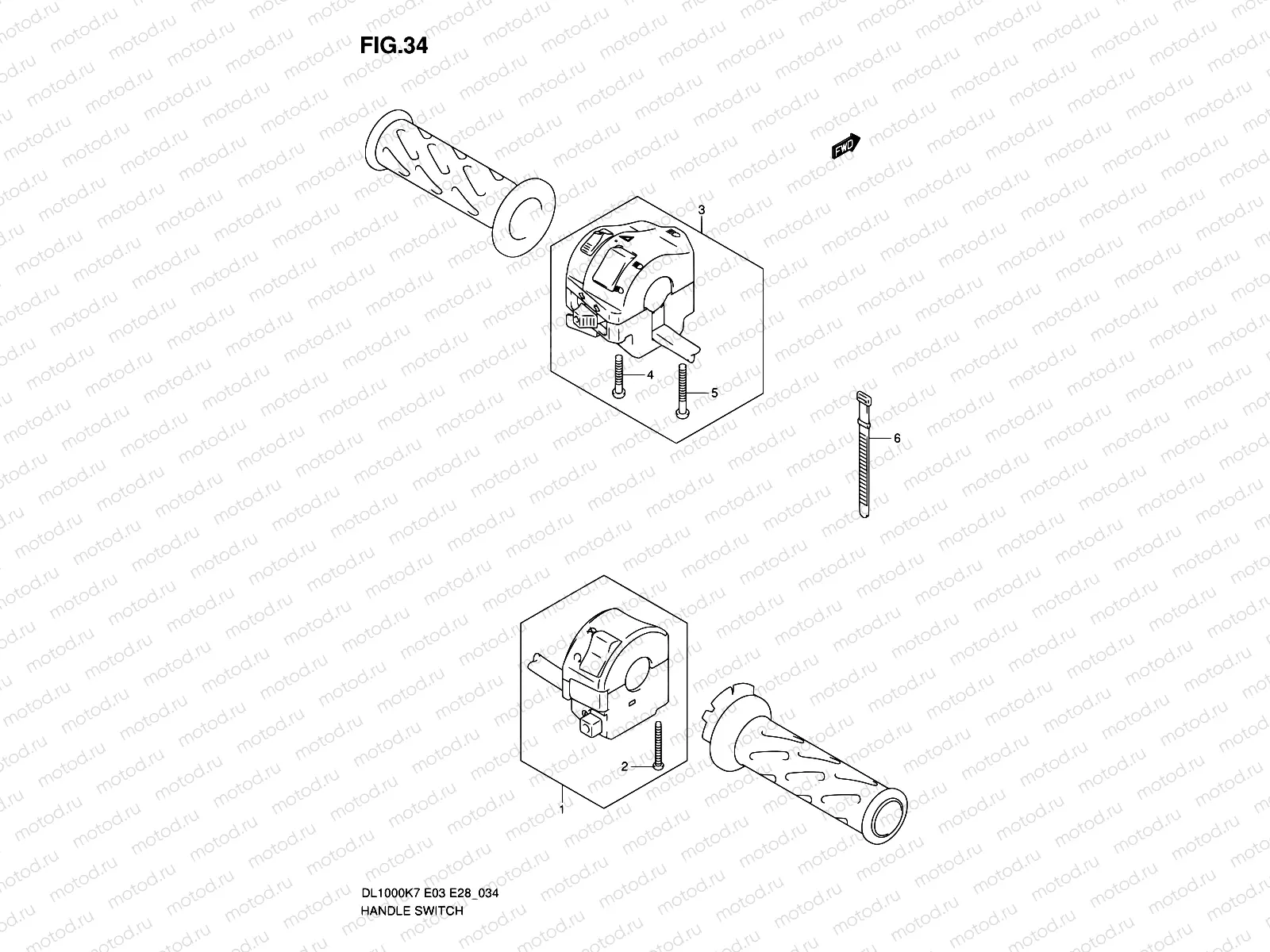 34 - HANDLE SWITCH
