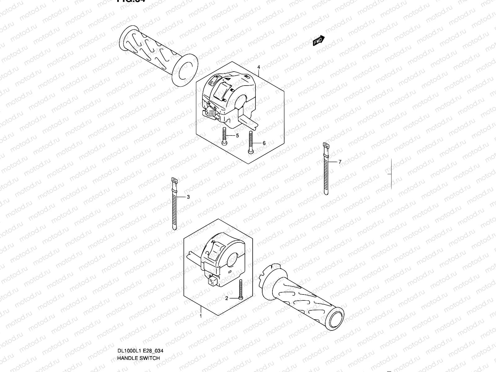 34 - HANDLE SWITCH