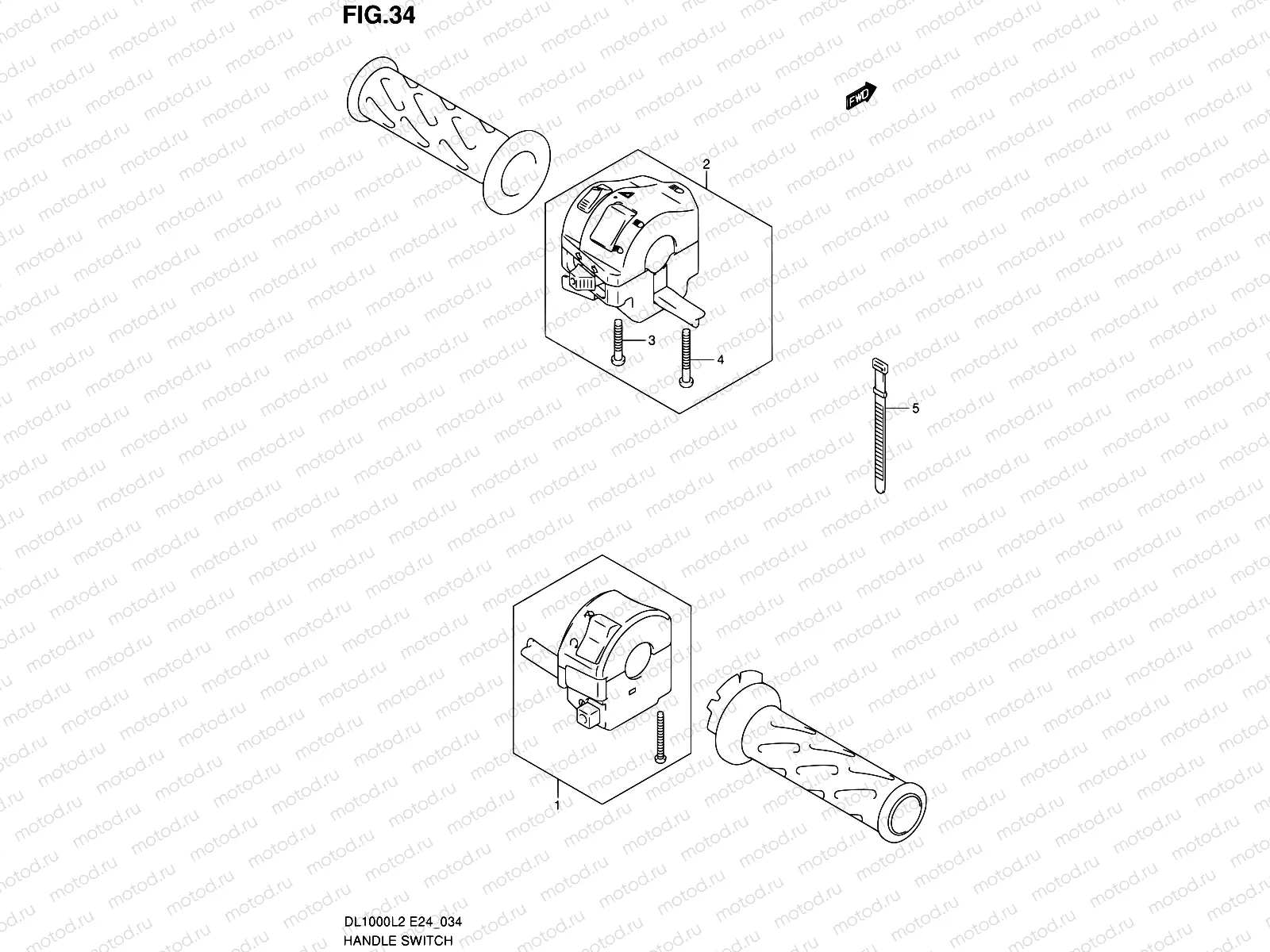 34 - HANDLE SWITCH