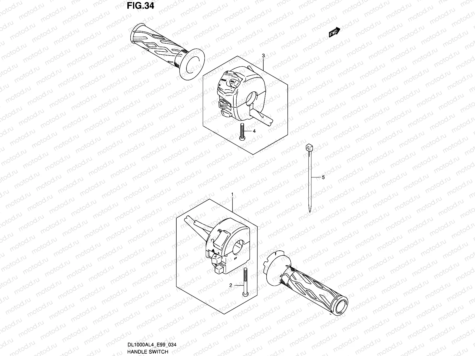 34 - HANDLE SWITCH