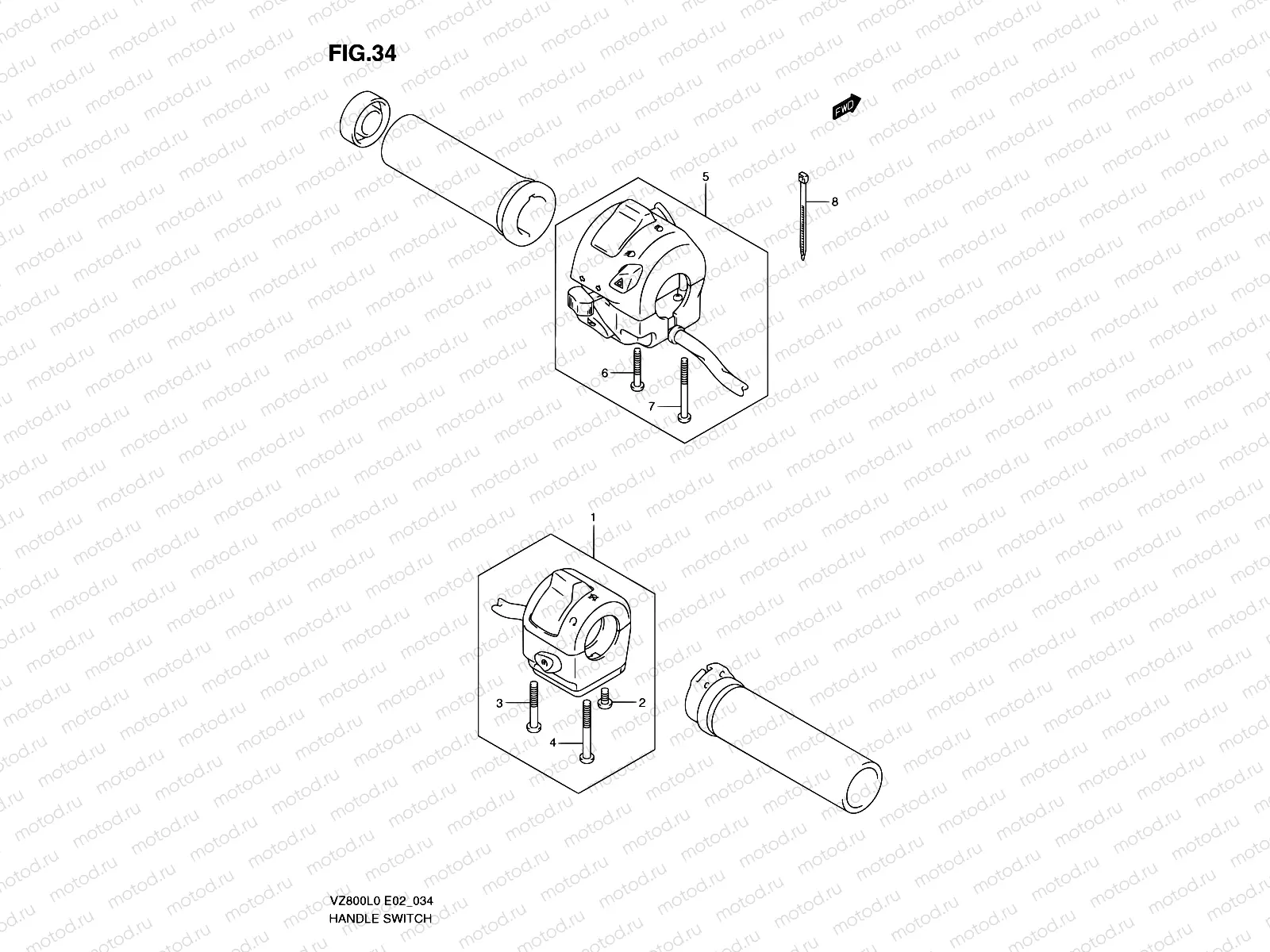 34 - HANDLE SWITCH