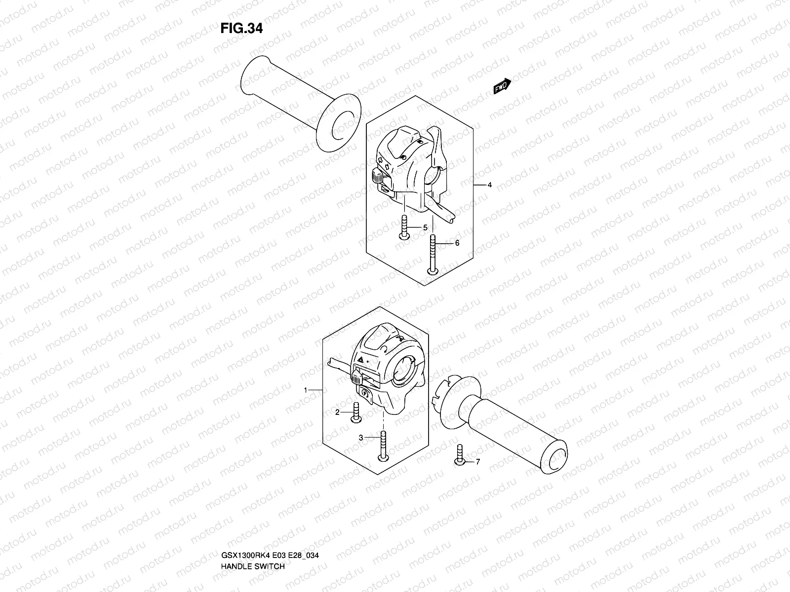 34 - HANDLE SWITCH