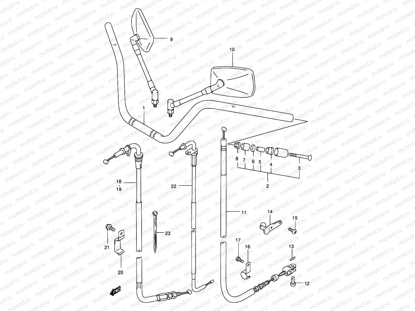 34 - HANDLEBAR