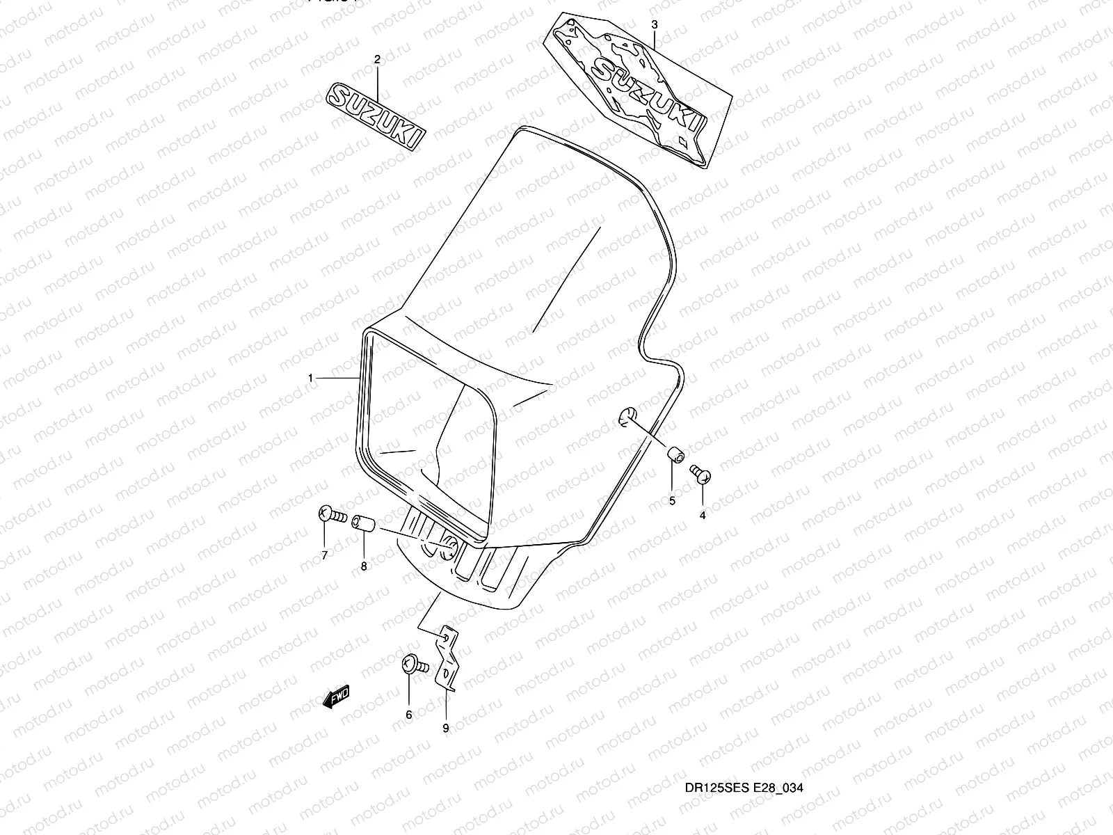 34 - HEADLAMP COVER