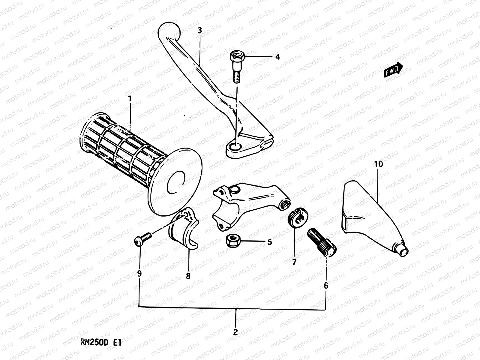 34 - LEFT HANDLE GRIP