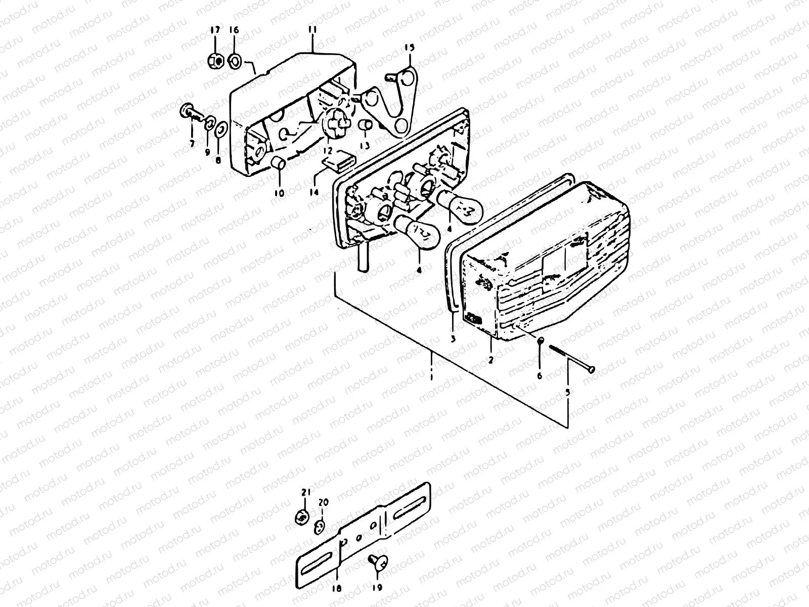 34 - REAR COMBINATION LAMP