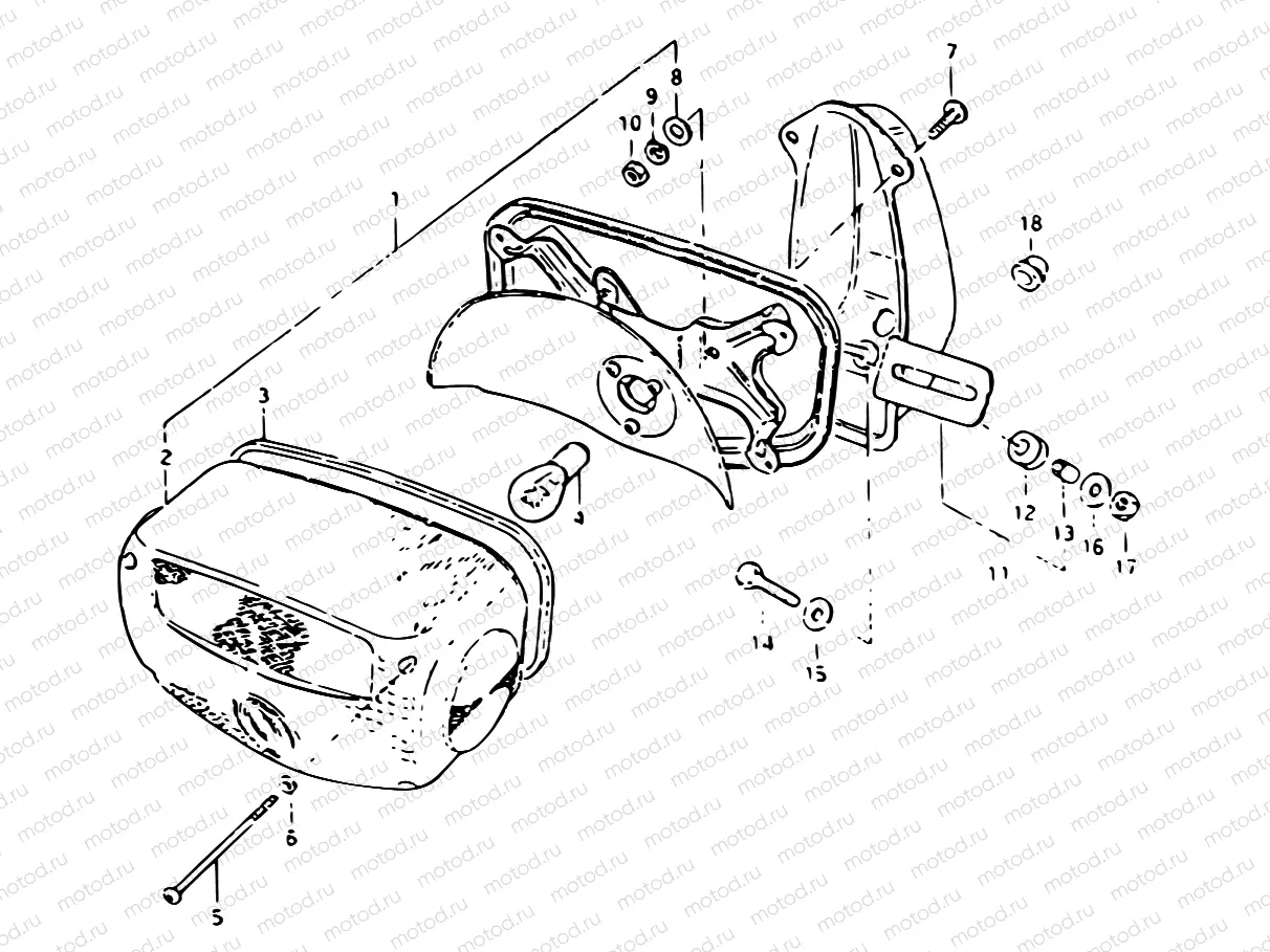 34 - REAR COMBINATION LAMP (E02, E04, E21)