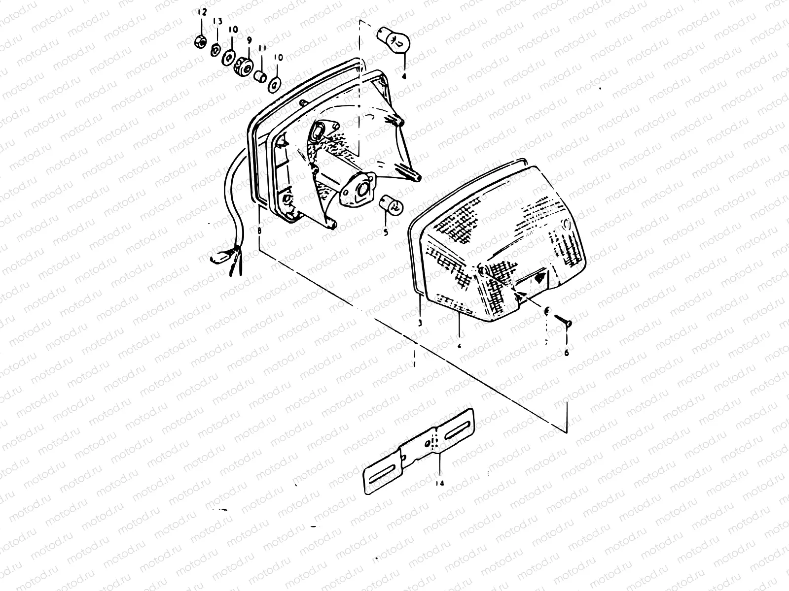 34 - REAR COMBINATION LAMP (E02, E04, E21)