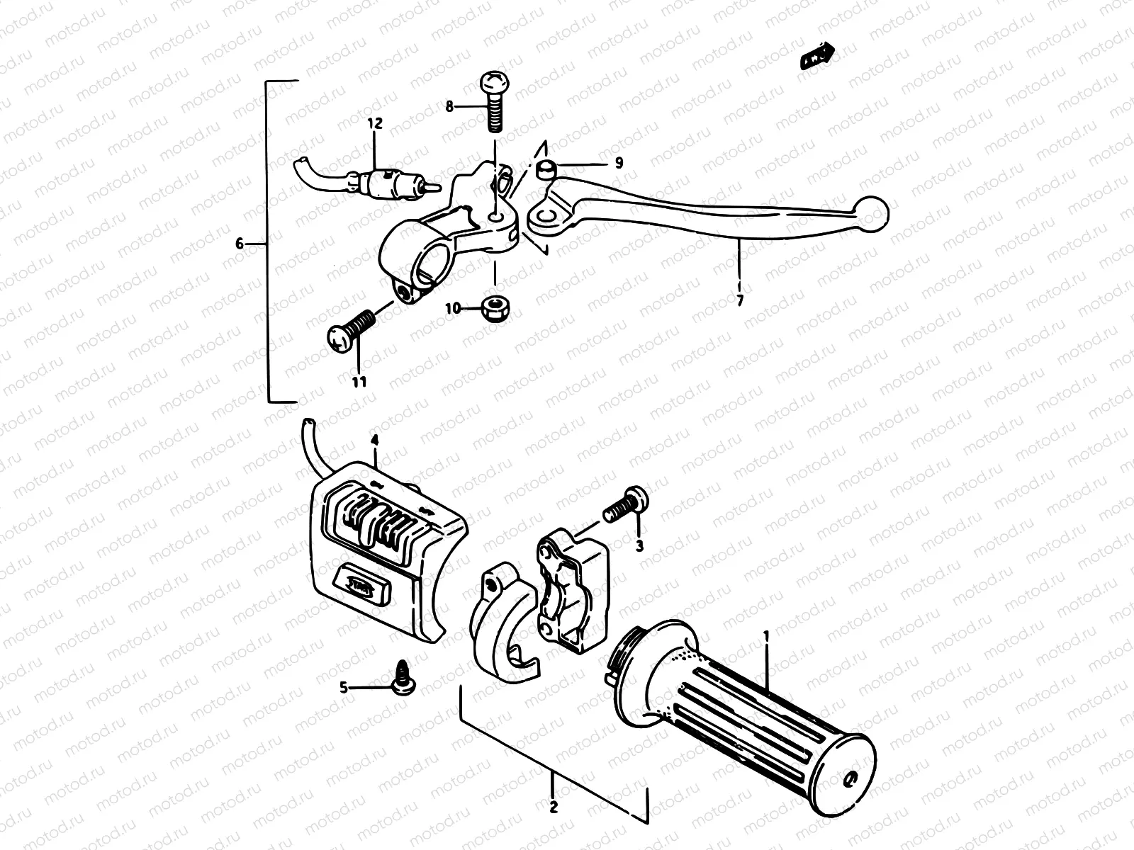 34 - RIGHT HANDLE SWITCHFOR P02,P04,P16,P18,P39,P41