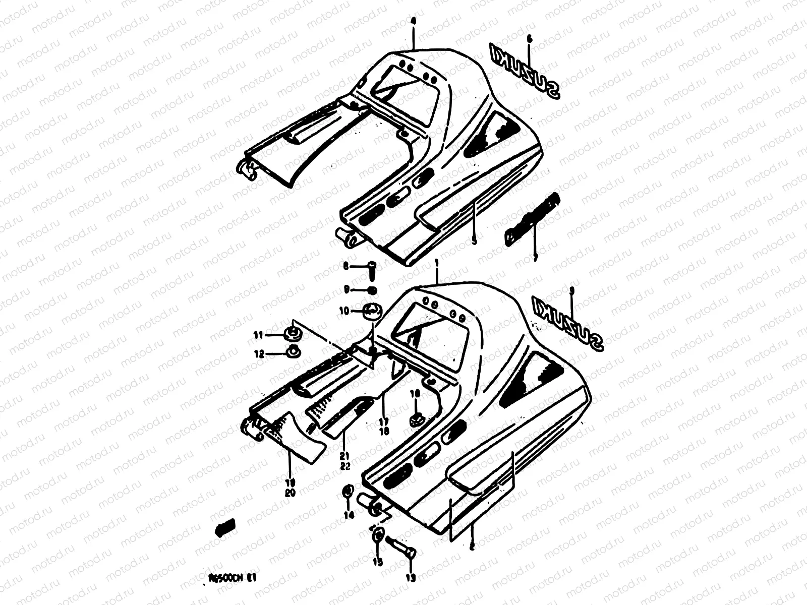 34 - SEAT TAIL COVER