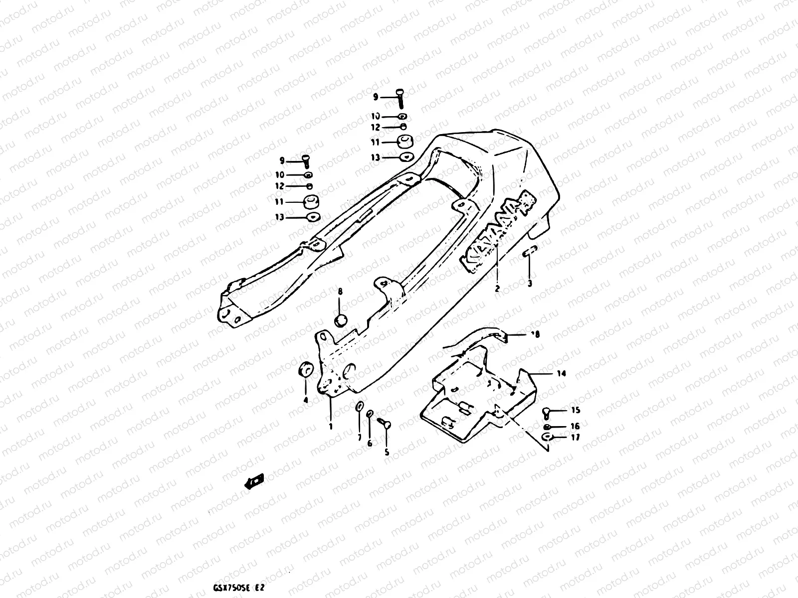 34 - SEAT TAIL COVER