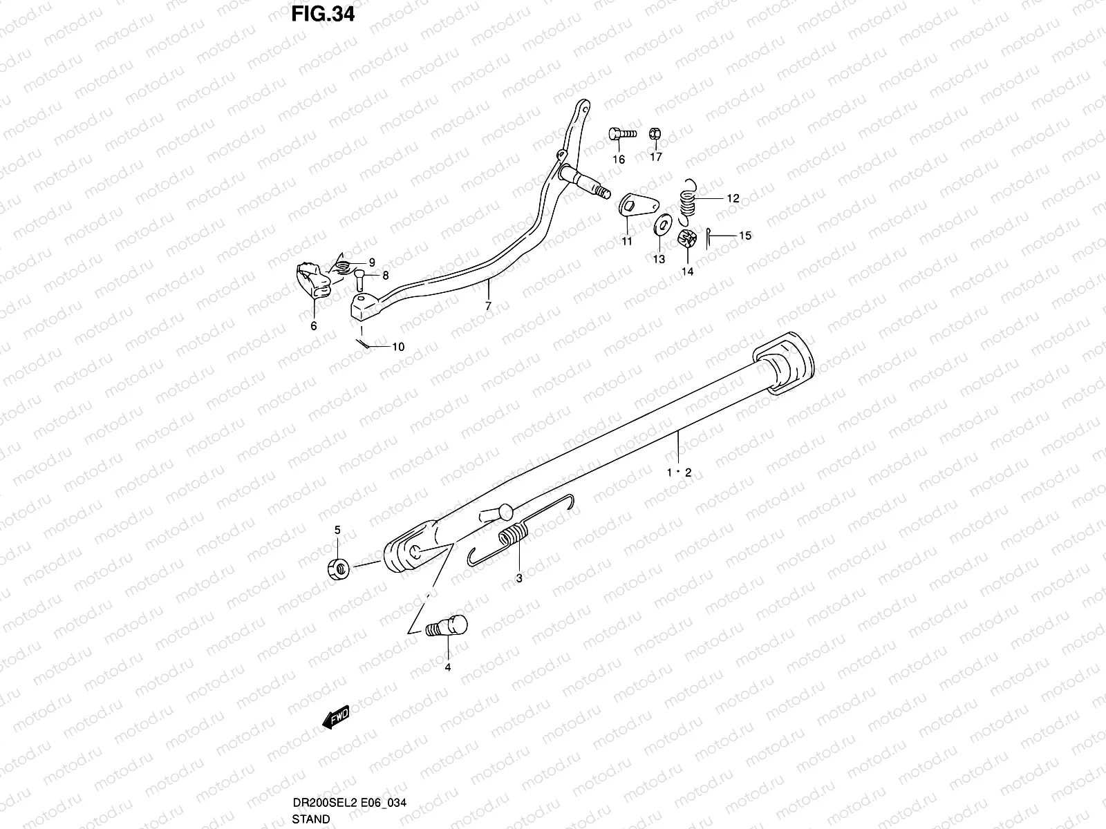34 - STAND (DR200SEL2 E24)