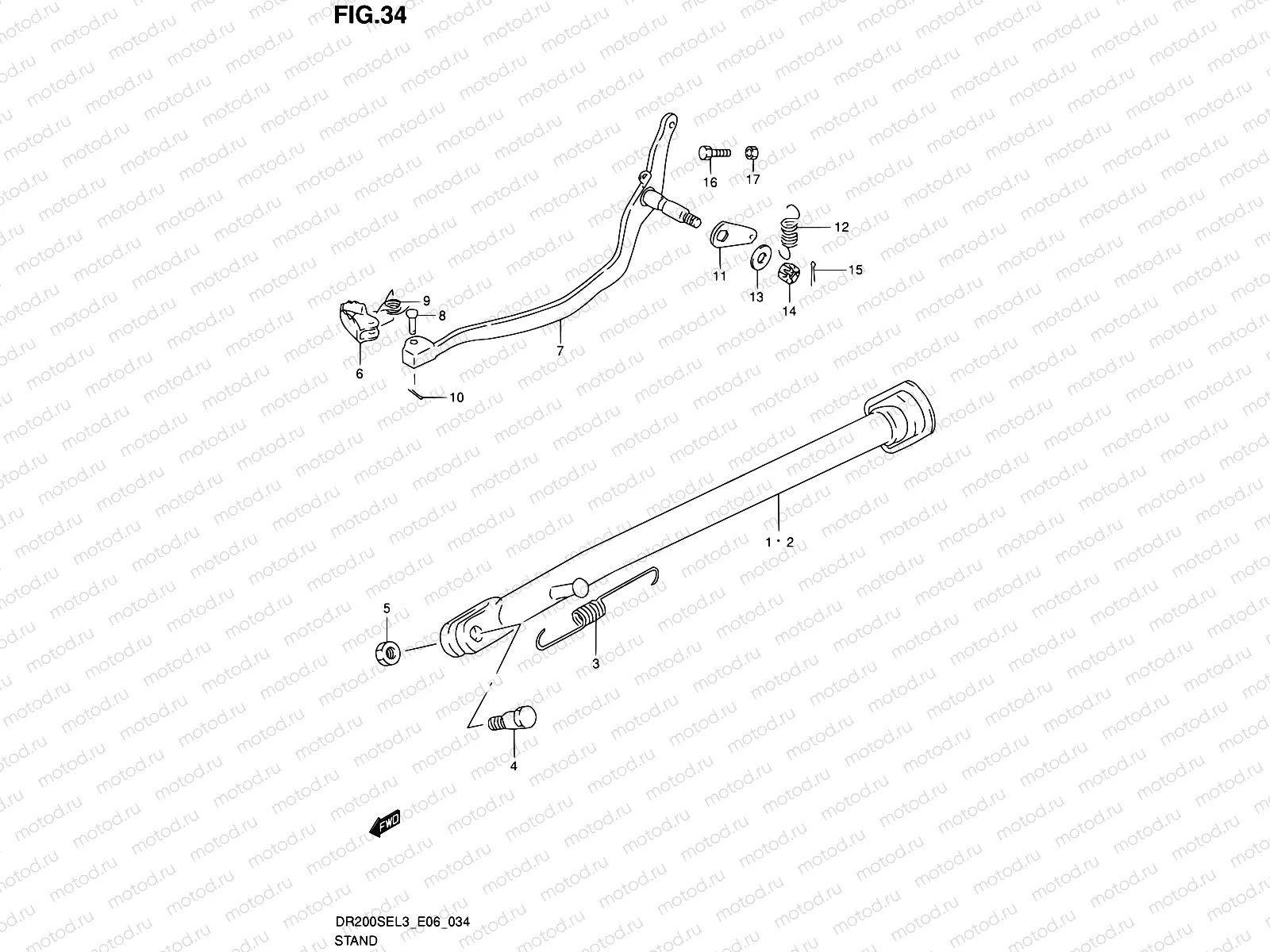 34 - STAND (DR200SEL3 E24)
