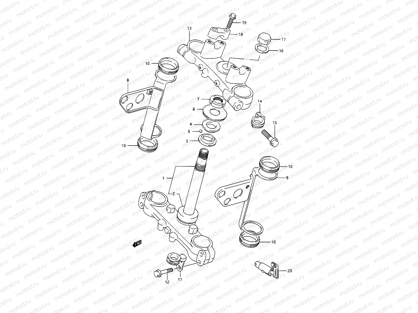 34 - STEERING STEM