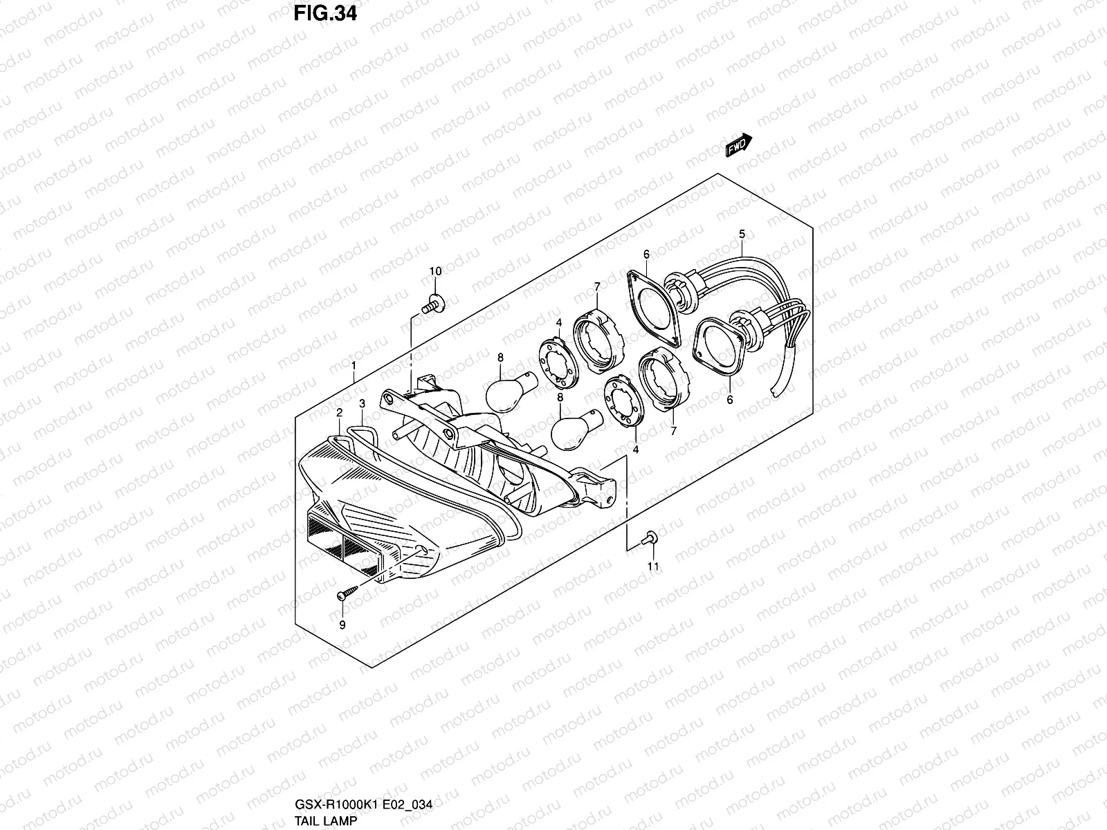 34 - TAIL LAMP