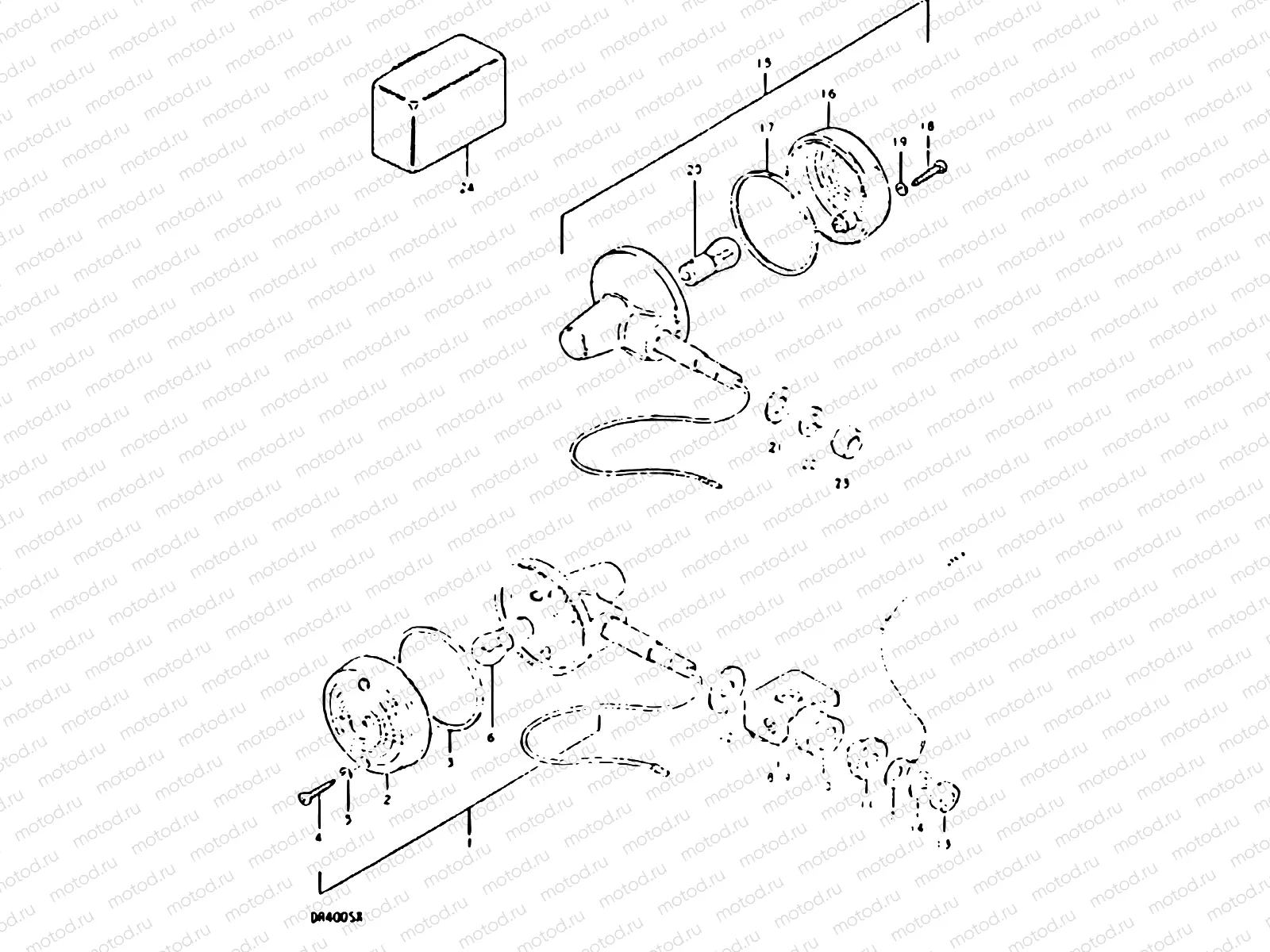 34 - TURN SIGNAL LAMP (E26)
