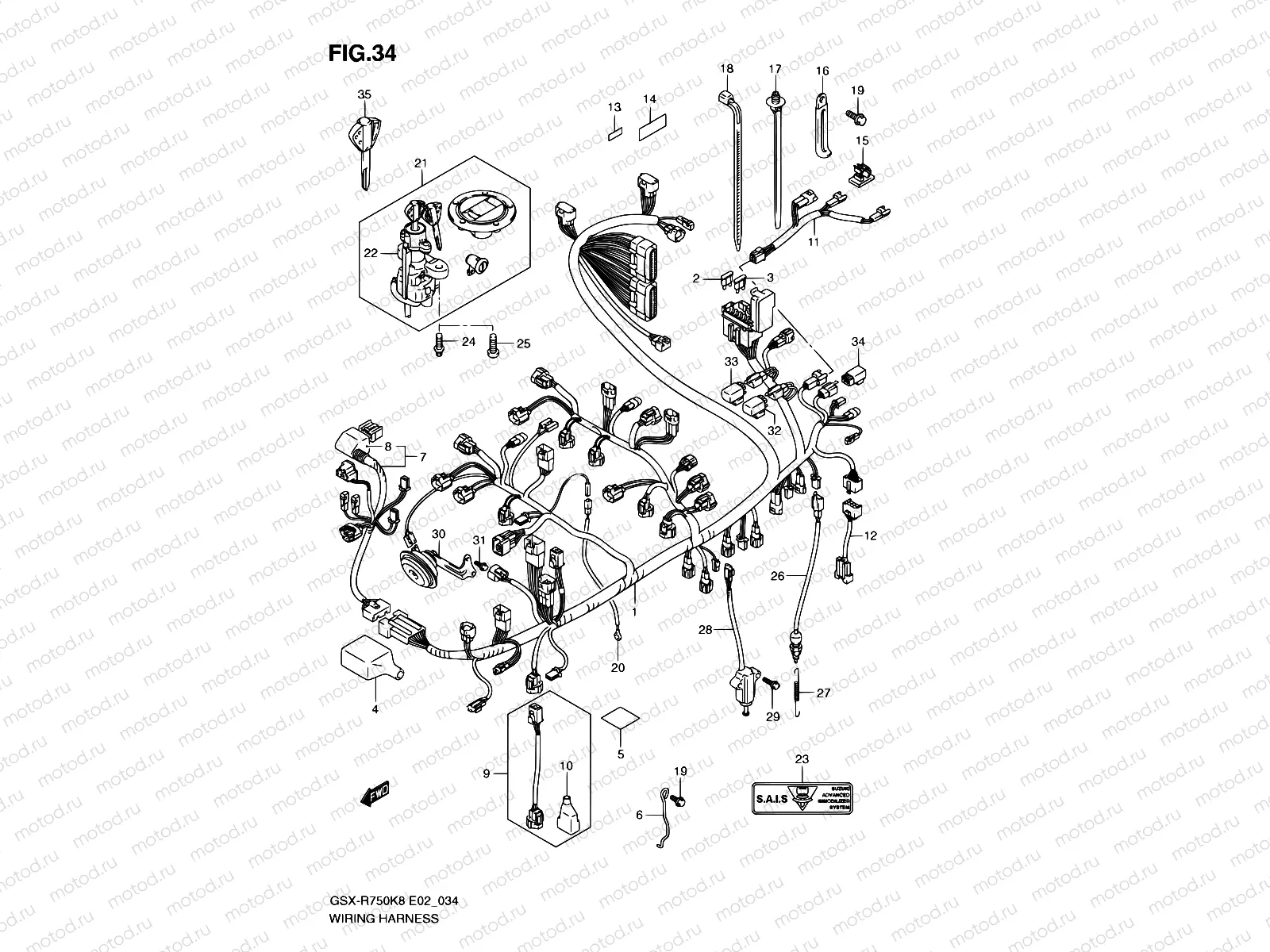 34 - WIRING HARNESS