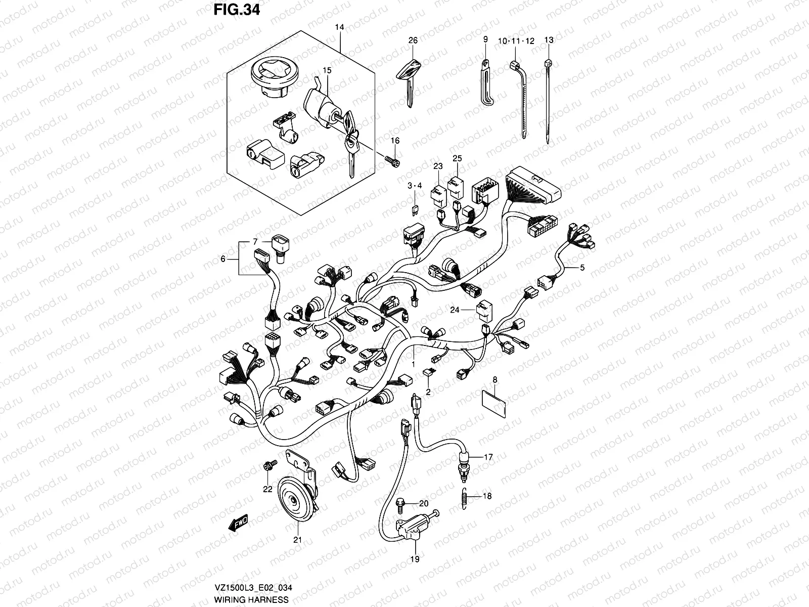 34 - WIRING HARNESS