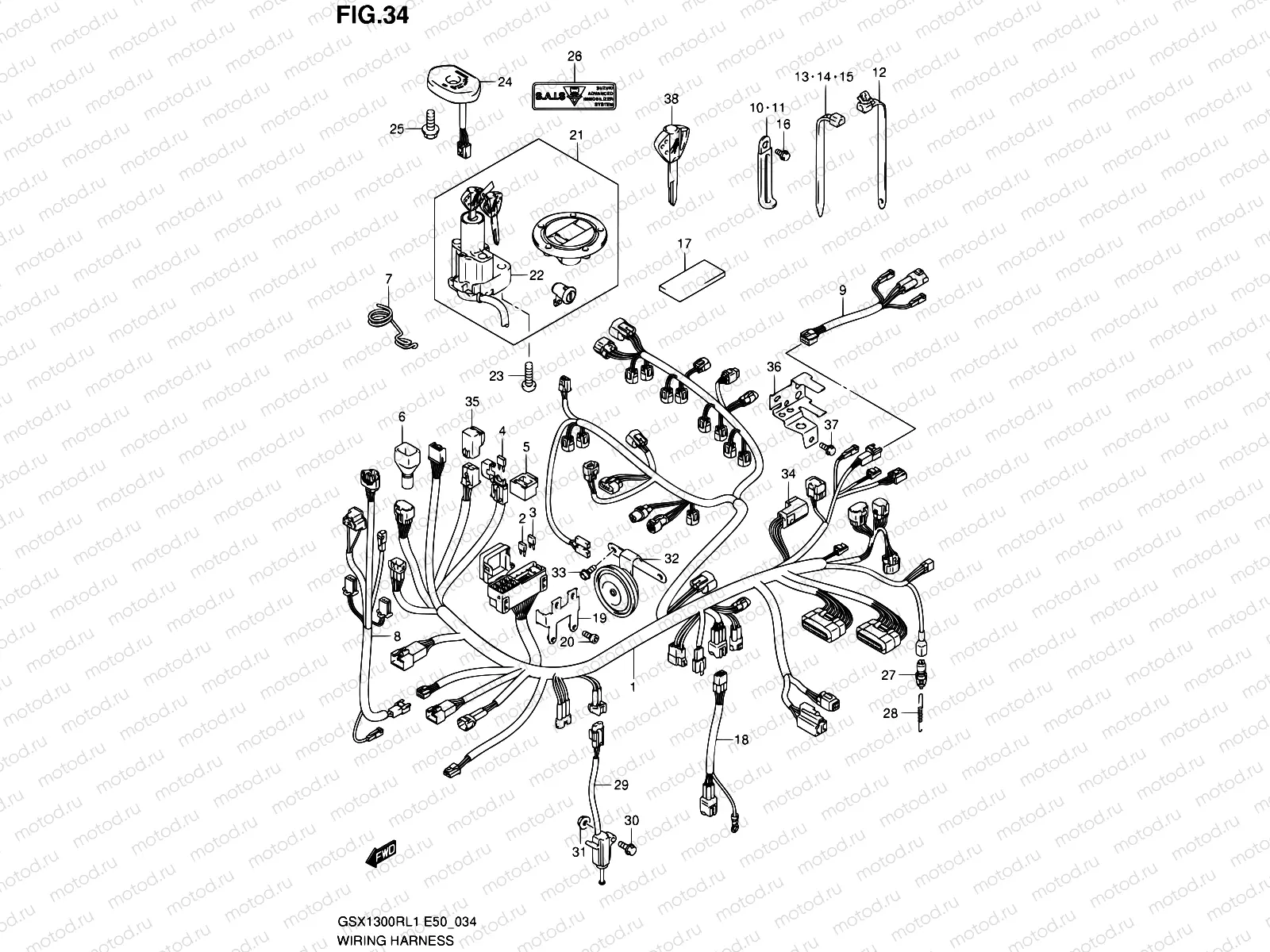 34 - WIRING HARNESS