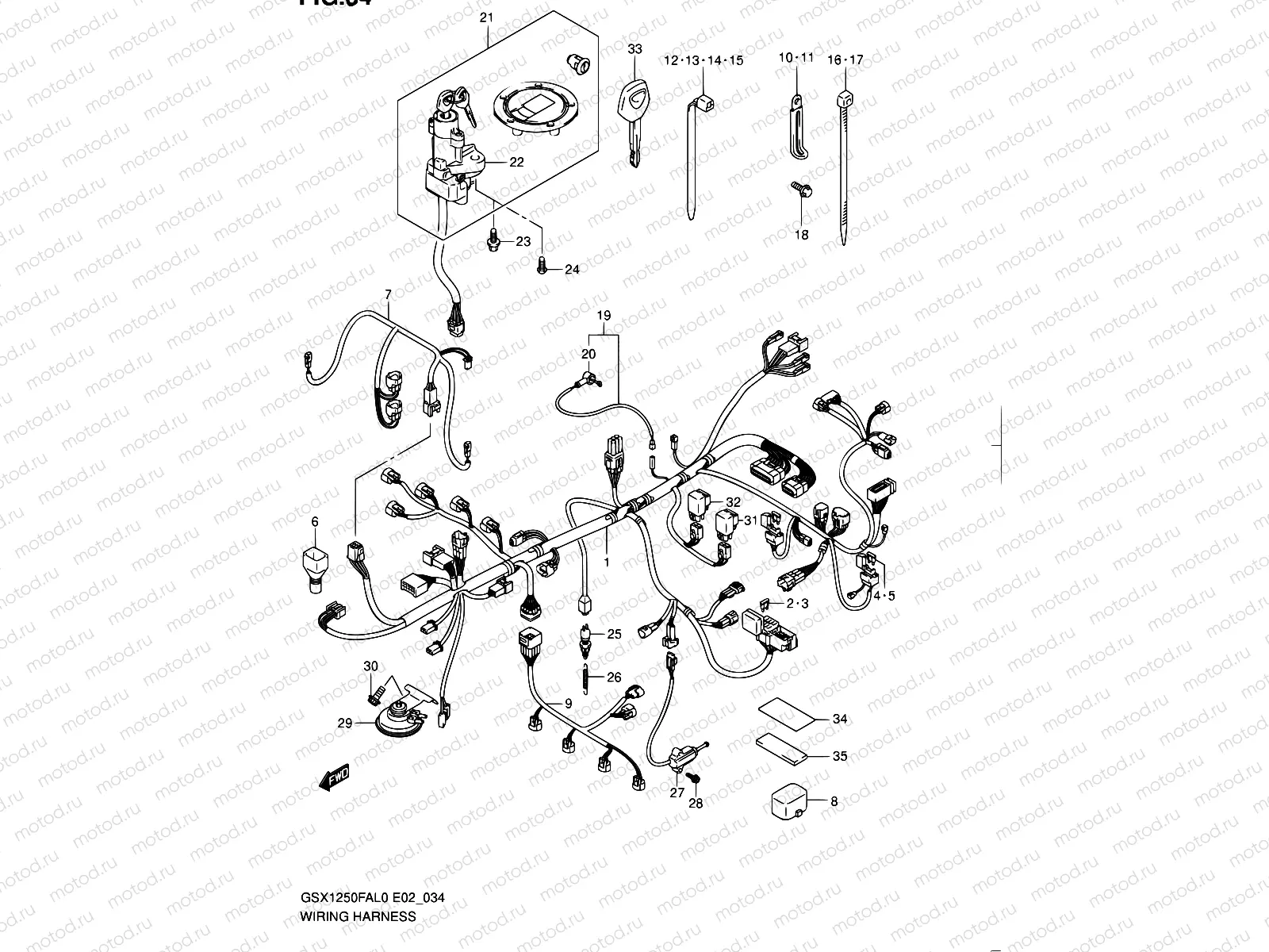 34 - WIRING HARNESS